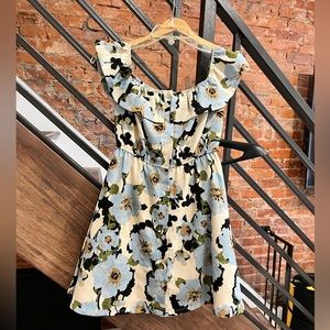 Floral off shoulder mini